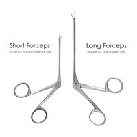 Ear Nose Cleaner Pliers Pick Endoscope Earwax Remover Hartman Micro Alligator Crocodile Veterinary Forceps Tweezer Otoscope Tool 2