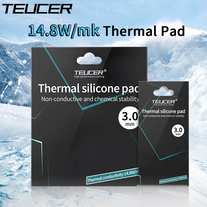 14.8W/MK TP400 Soft Heat Dissipation Silicone Pad CPU/GPU Graphics Card Motherbo