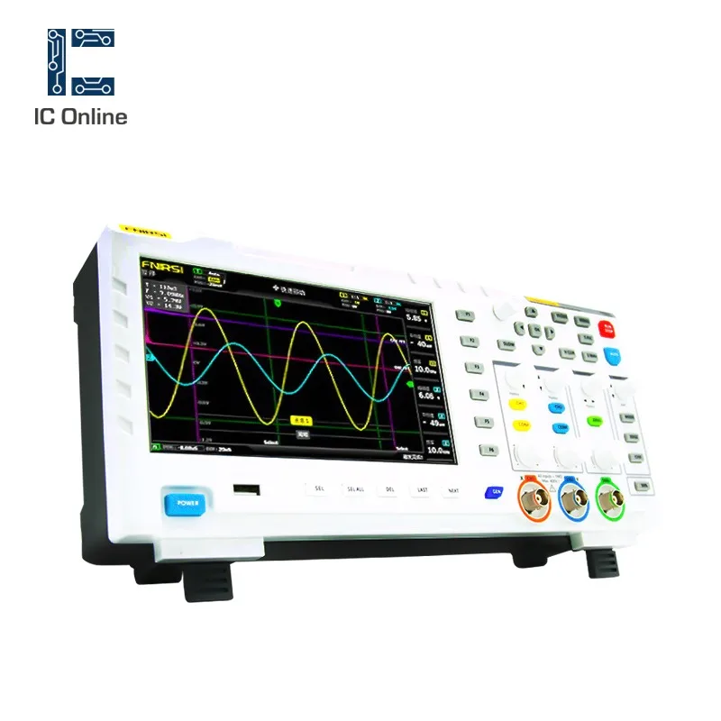 

FNIRSI-1014D Digital Oscilloscope 2 in 1 Dual Channel Input Signal Generator 100MHz*2 Ana-log Sampling Rate 1GS/s