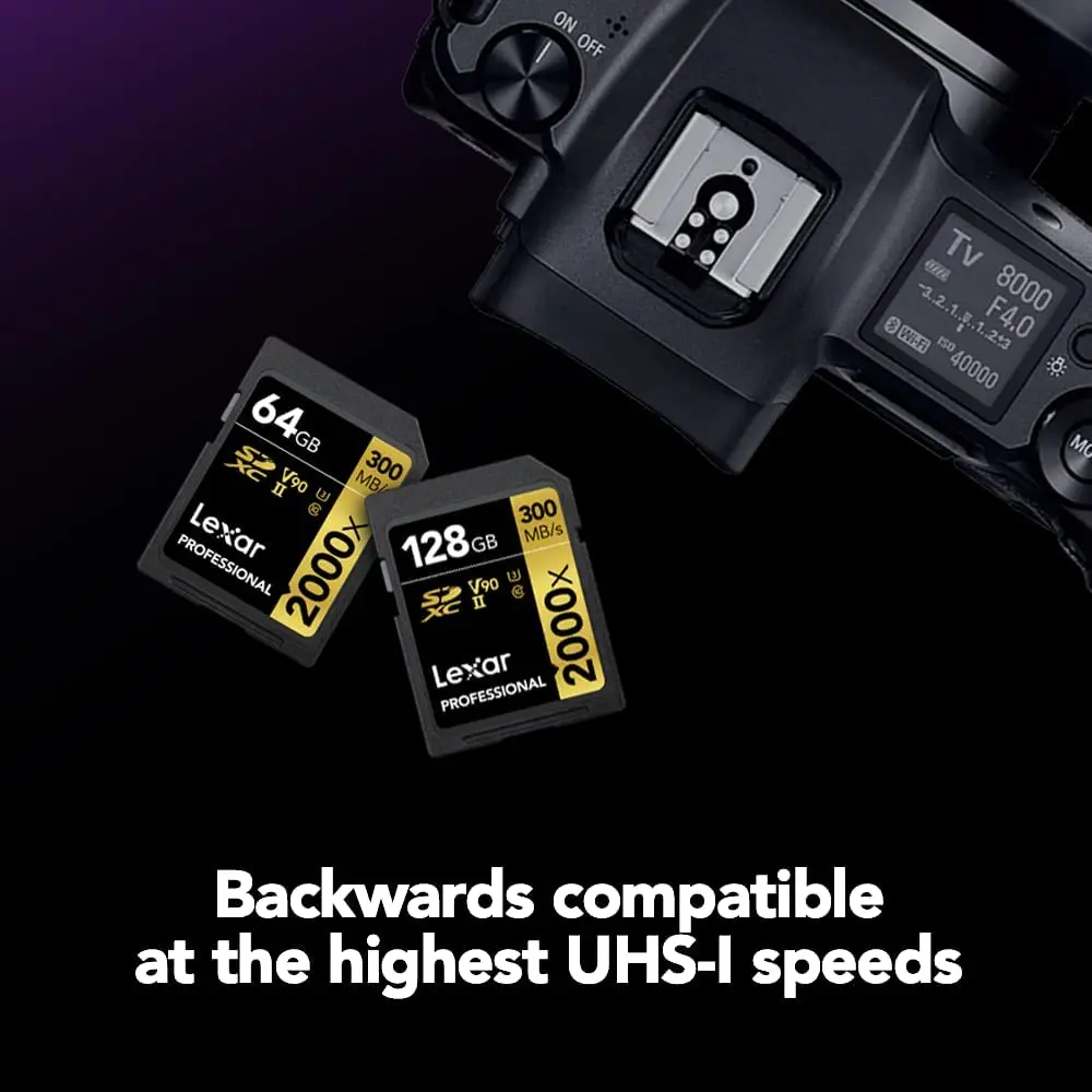 Lexar SD ī  ø 2000X V90 Ŭ 10 U3 UHS-II 32GB 64GB 128GB 256GB SDHC SDXC ī  4K ޸ ī ī޶
