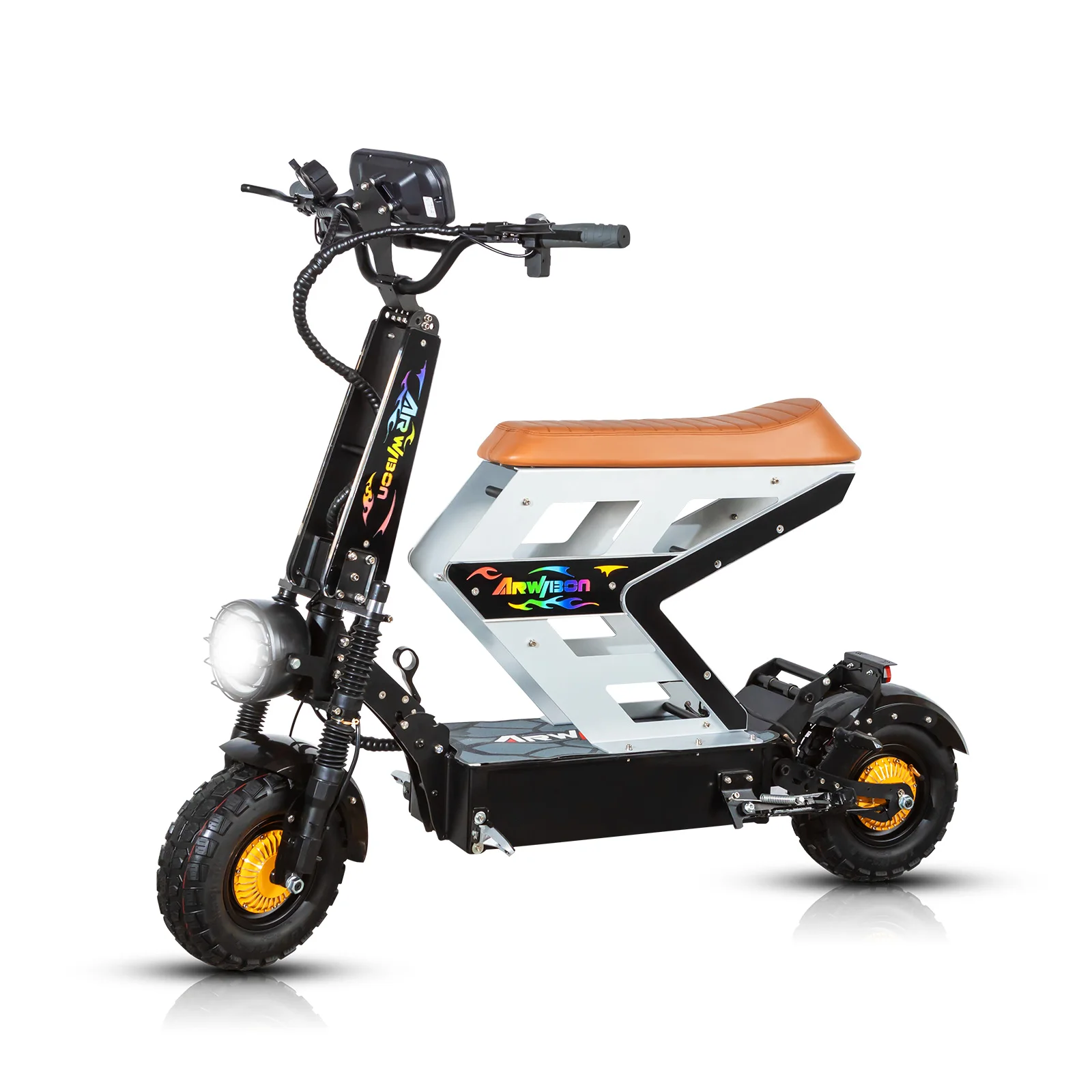 8000W dual motor 60V 65AH battery Adult Electric Scooter 13-inch tire M01 China warehouse