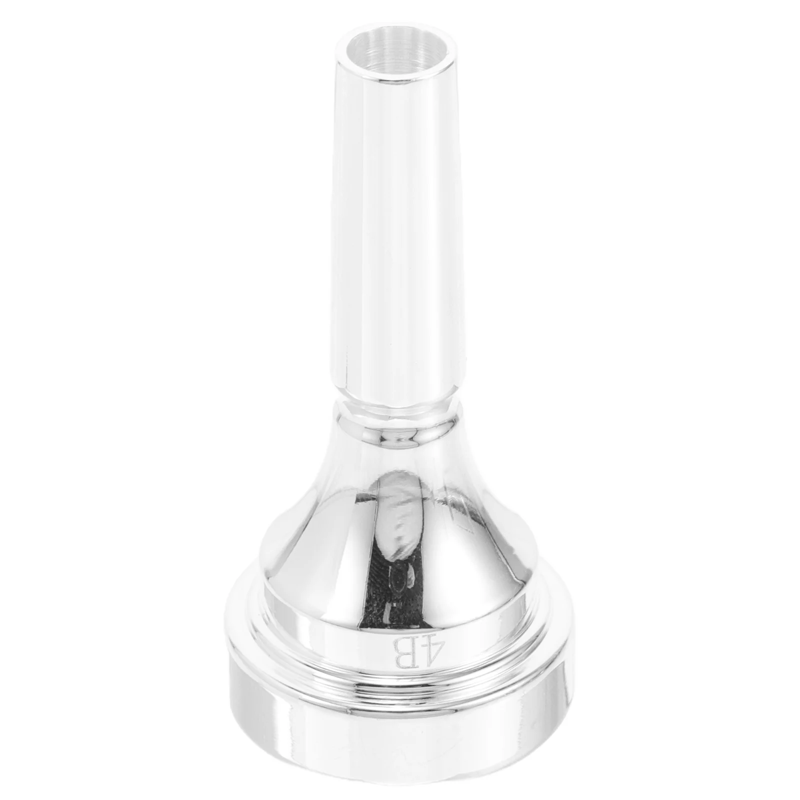 Silver plated brass cornet mouthpiece short horn 4B copper accessories for musical instruments practice durable easy