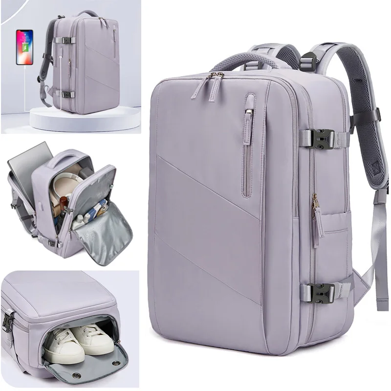

Gym Travel Backpack Unisex Laptop Bag Women Large Luggage Bags Men's Students Business Trip Backpack USB Charge Daypack X137A
