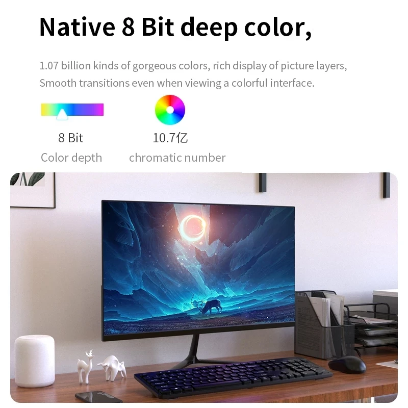 PC  ÷ IPS FHD ũž, ̸ ǻ ũ,  г, HDMI, VGA, 1920*1080, 75HZ, 24, 27 ġ