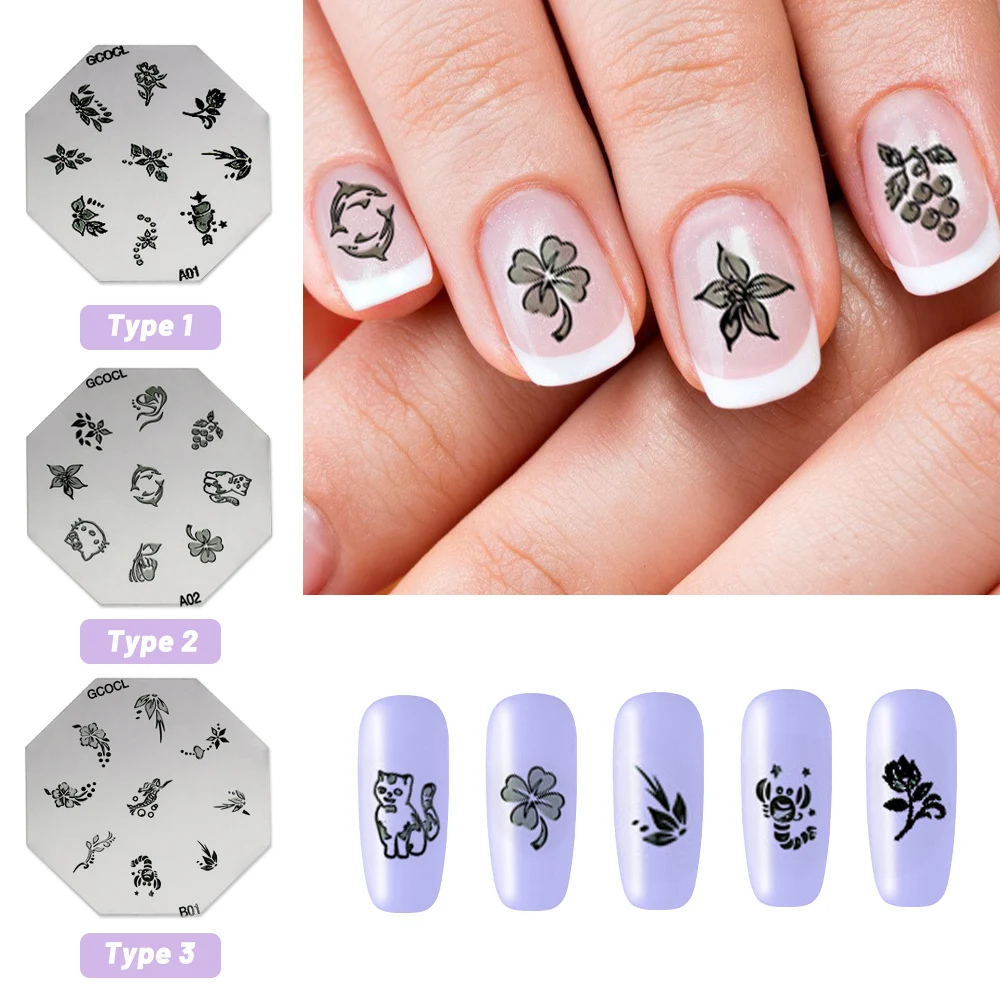 Impresora de arte de uñas DIY Stamper Máquina de impresión de manicura  Estampador de uñas Herramientas de manicura Colores de uñas Juego de  máquina de