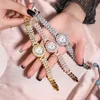 Gypsophila Strap Women's Fashion Watches Simple Starry sky Dial Luxury Quartz Watch Women Clock Rose Gold Pointer Wristwatches 5