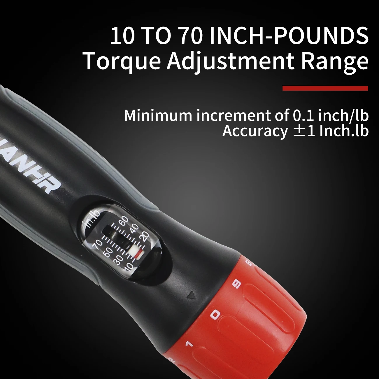 SHANHR 1/4” 드라이브 토크 렌치 드라이버 세트 10-70 인치파운드, 유지보수 및 자전거 수리를 위한 10비트 프리셋 토크 드라이버