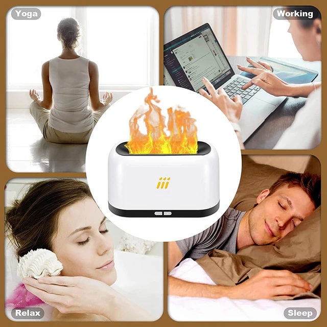 Aroma Diffuser, Ultraschall Diffusor für Ätherische Öle für Zuhause Yoga  Büro