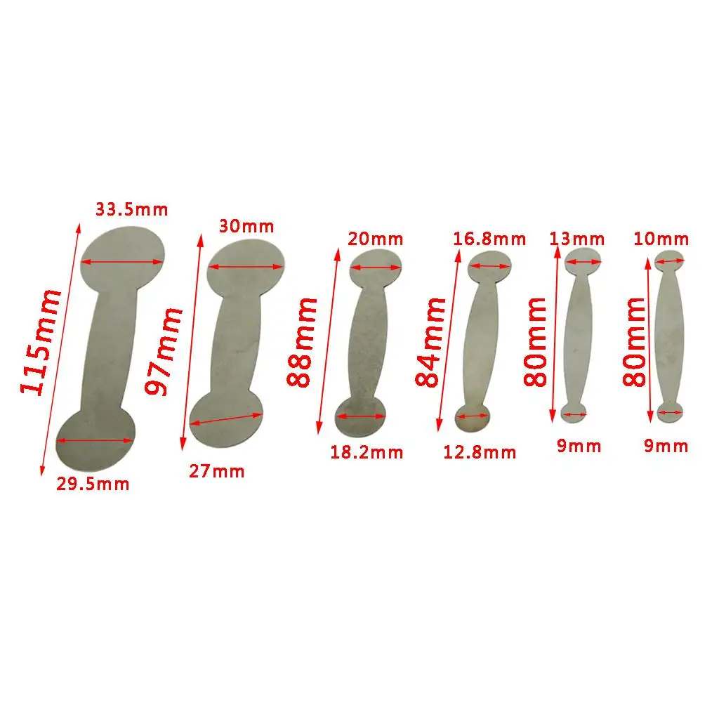 Clarinet Pads Repair Tools Clarinet Oboe Bassoon Tube Woodwind 6Pcs/Set