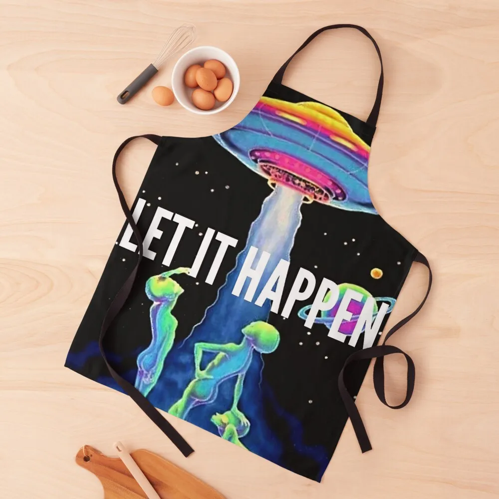 

Let It Happen Apron Chef Accessories Salon Apron Kitchen Utensils Kitchen Items