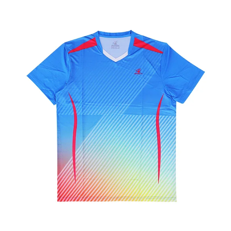 Double Fish Liushiwen Ping Pong Badminton Sport Set Long Sleeve Jacket Jersey for Men Women 086108106