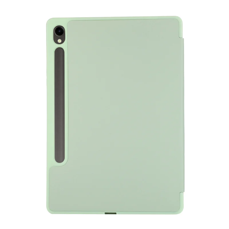 Couro TPU Voltar Fold Stand Tablet Case