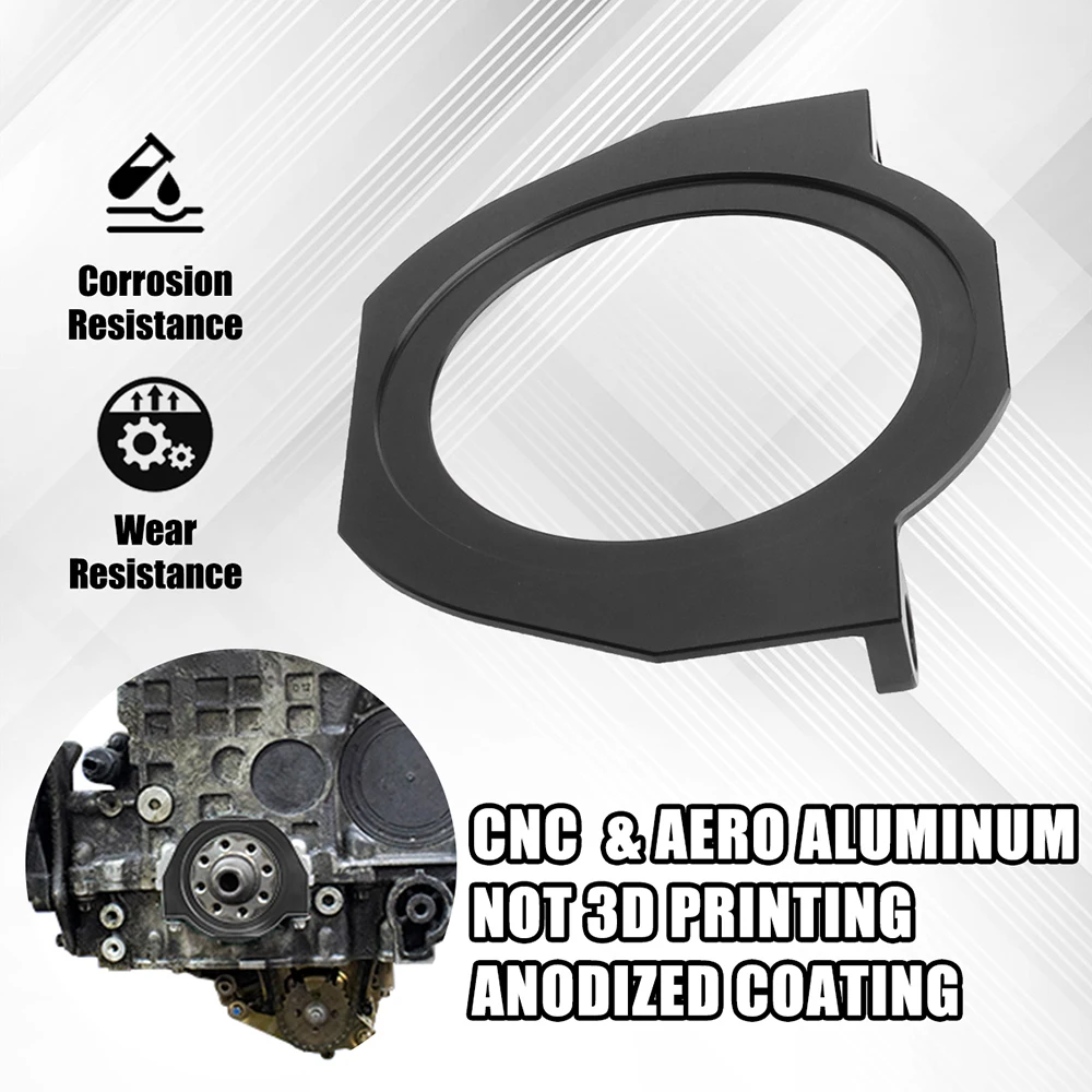 Crank Seal Serpentine Belt Guard Accessory Part For BMW 528i 335i 135i M2 S55 N54 N55 N52 7075 Aviation Aluminum Alloy