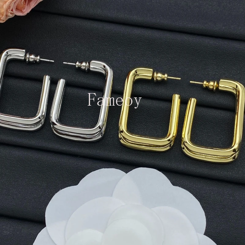 

2024 New Fashionable Classic Rectangular Women's Earrings