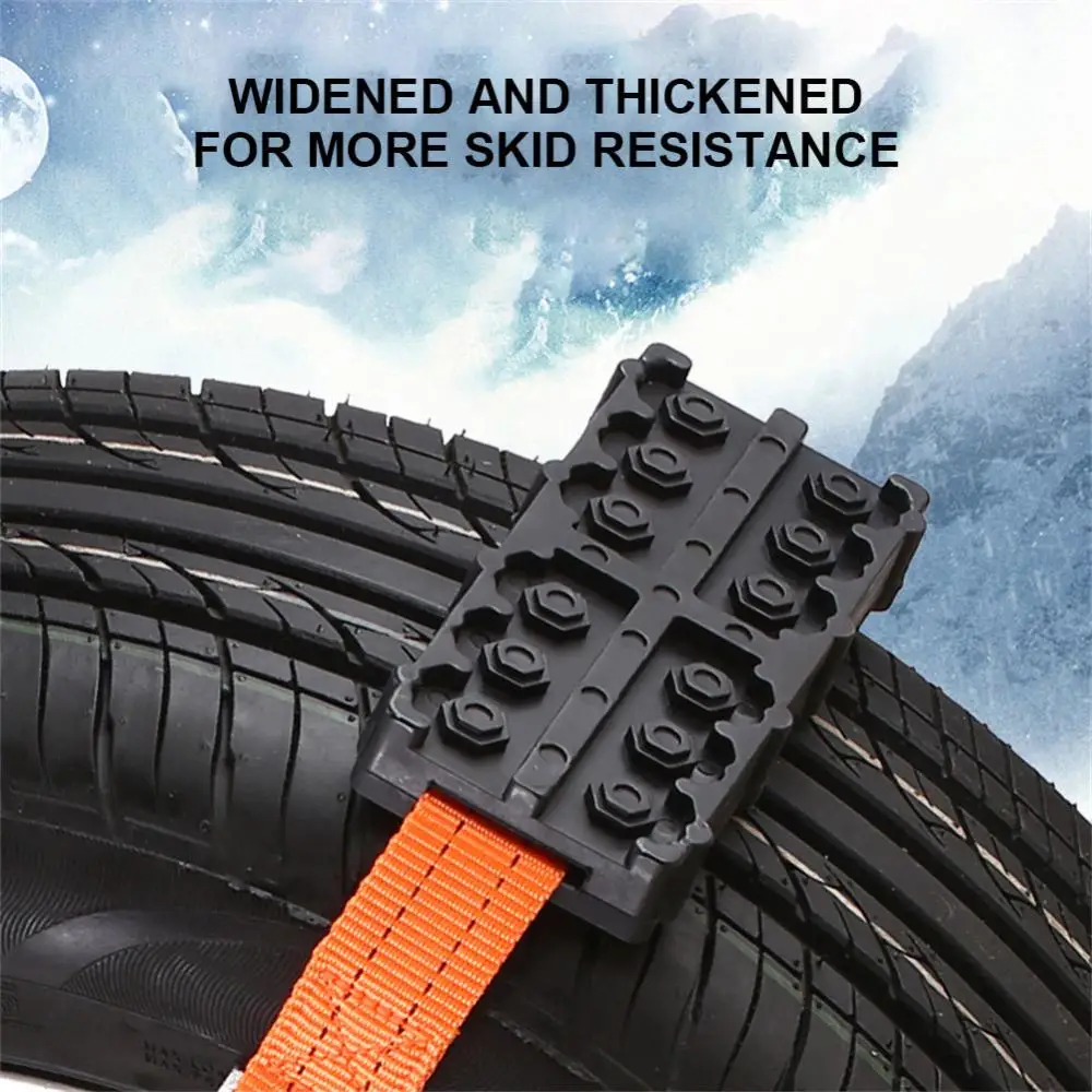 Universal Travel Outdoor Emergency Snow Chain Non-slip Slip Chain Car Accessories Automobile Snow Wear Resistance