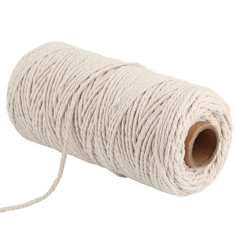 Cotton Rope Binding Rope DIY Thick and Thin Hand Woven Decorative Rope