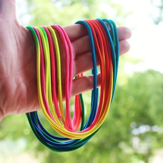 5-10M Super Elastic Jump Rope Endurance Training Fun Exercise Toys Indoor Outdoor Home Group Adjustable Rubber Jump Rope Strap 5