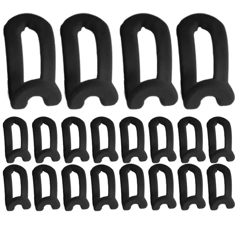 

Hanger Connector Hooks Pack Of 20 Flocking Hanger Connectors Clothes Hanger Clips Small Hanger Extender Hooks Hanger Attachment