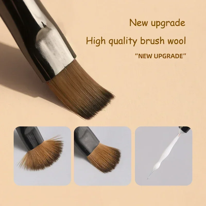 9PCS UV Gel Nail Brush Liner DIY Painting Pen Manicure Acrylic Drawing Brush for Nail Art Design Nails Tip Display Painting Tool 4