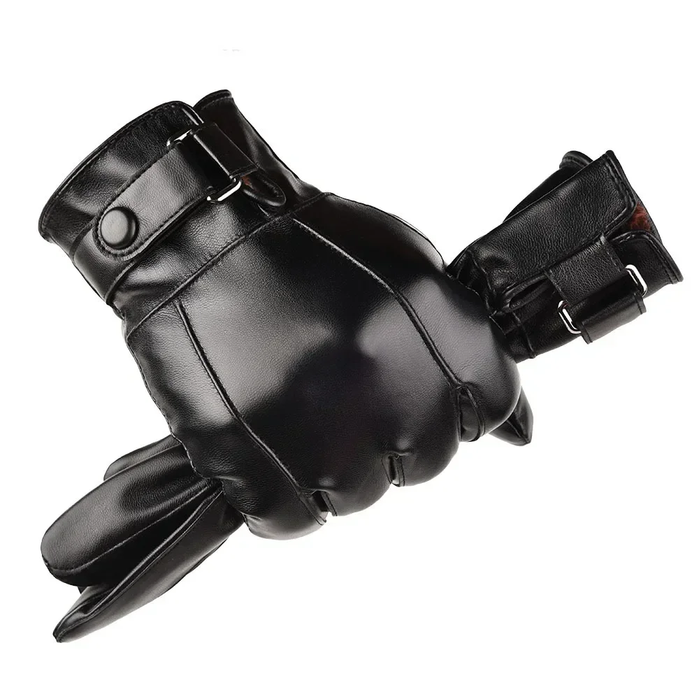 Cycling Gloves Leather Gloves Warm Gloves Sports Gloves Men Winter