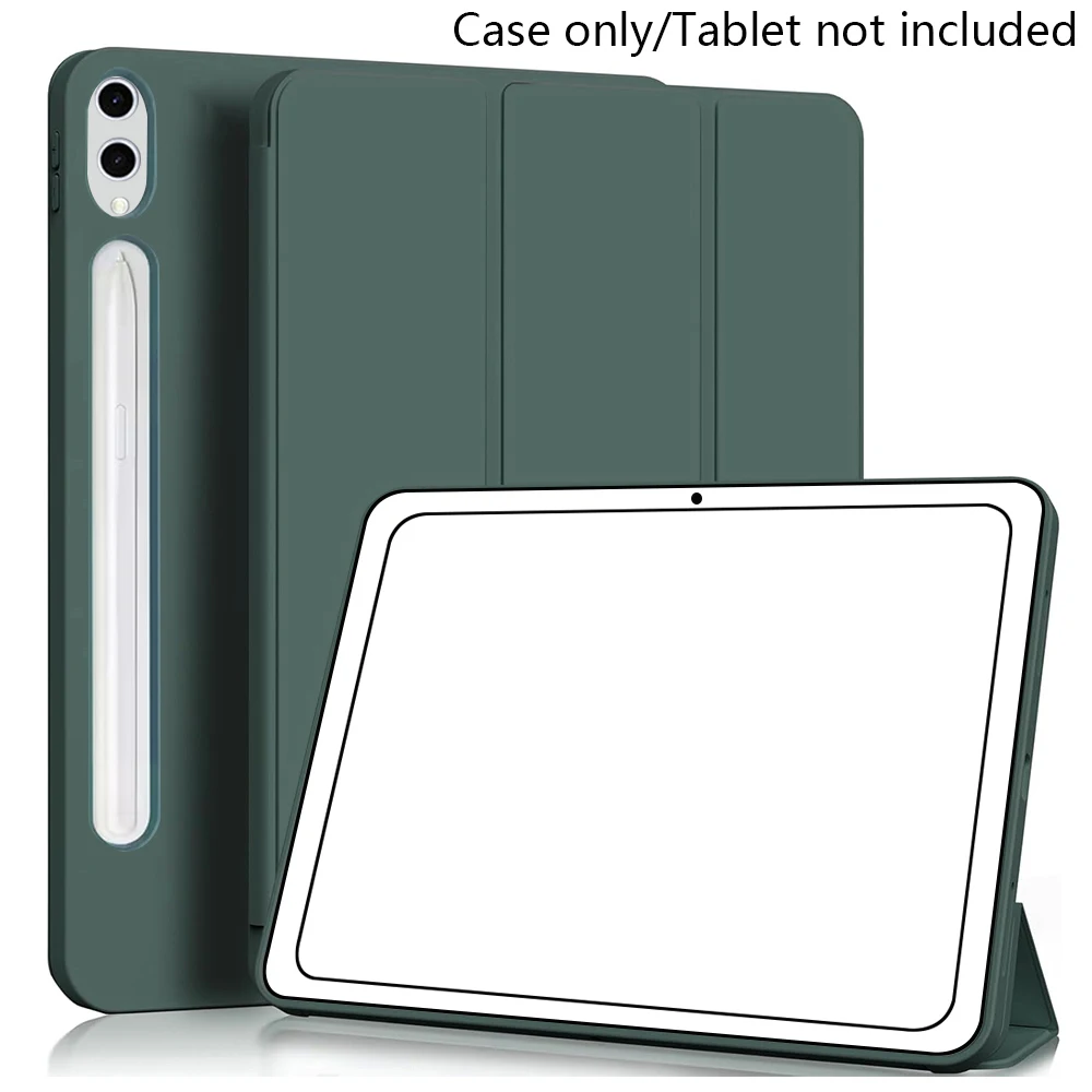 Premium Trifold Stand Flip Case with Soft TPU Back & Auto Wake/Sleep Feature
