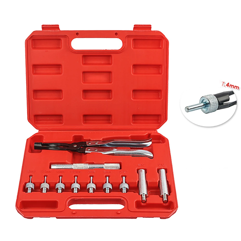 1/11Pcs Valve Oil Seal Removal Tools Set Auto Valve Extraction Pliers