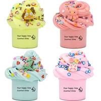 1.76oz DIY Slime Kit for Kids , Fluffy Butter Slime - Sensory Toys for Boys Girls, Perfect for Christmas Gifts Party Favors 1