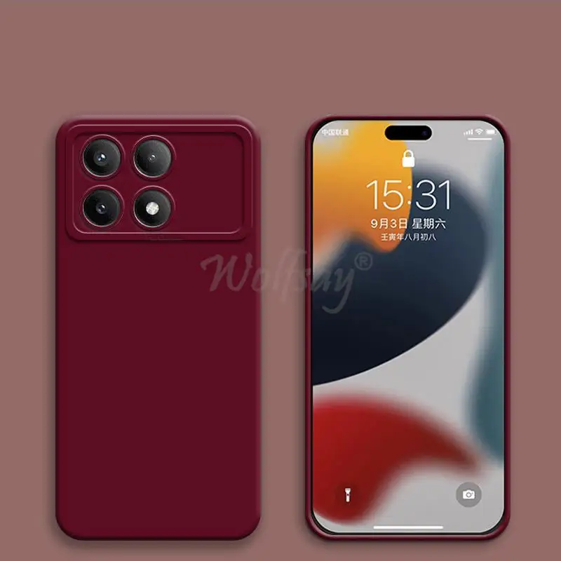 Luxury Liquid Silicone Plain Rubber Camera Protector Case