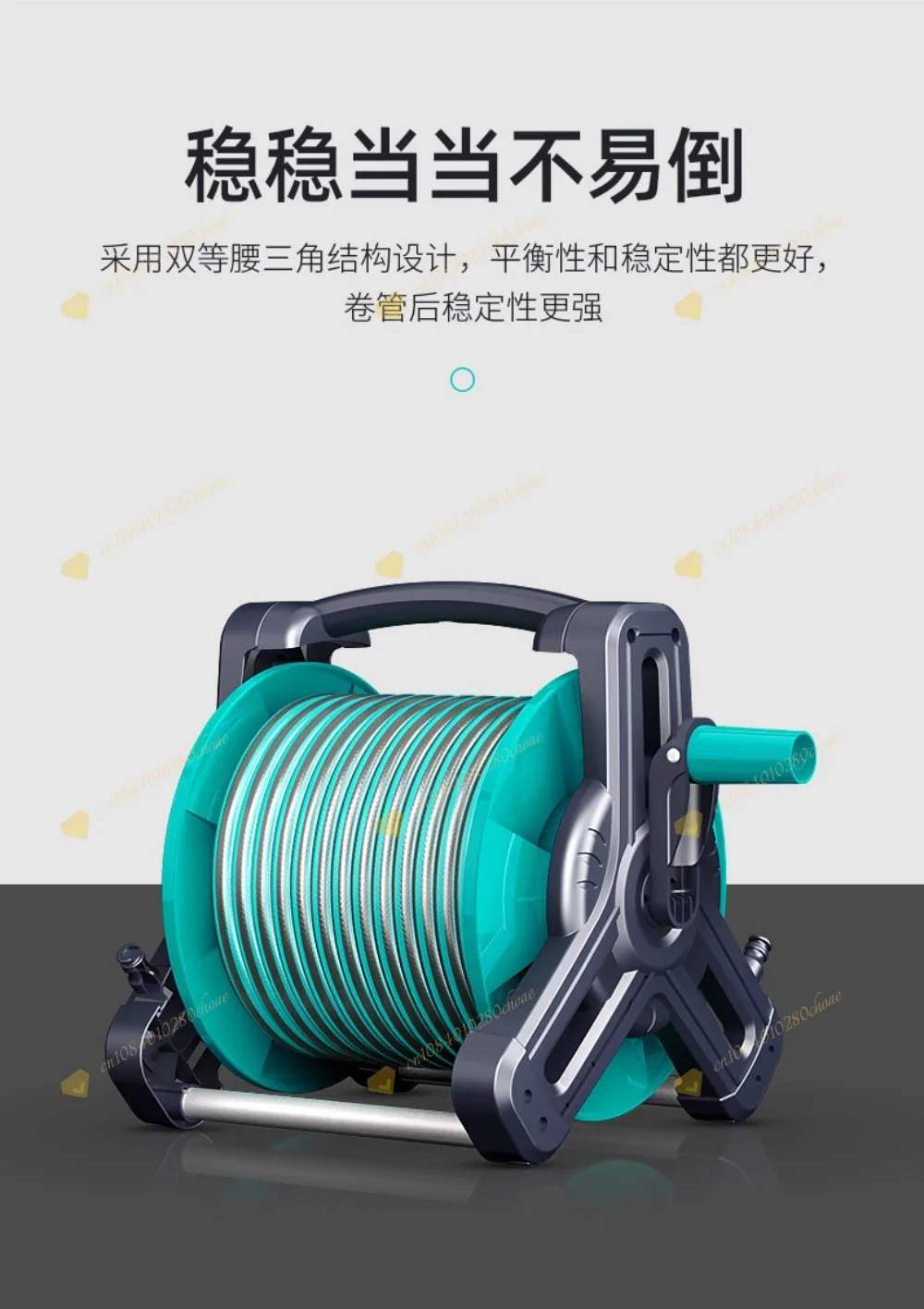 Durable Plastic Water Hose 1/2" for Garden Watering, Car Washing & Irrigation wi