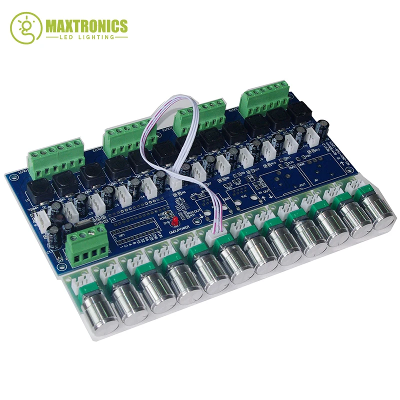 

1 шт., декодер DMX512, 12 каналов, 350 мА