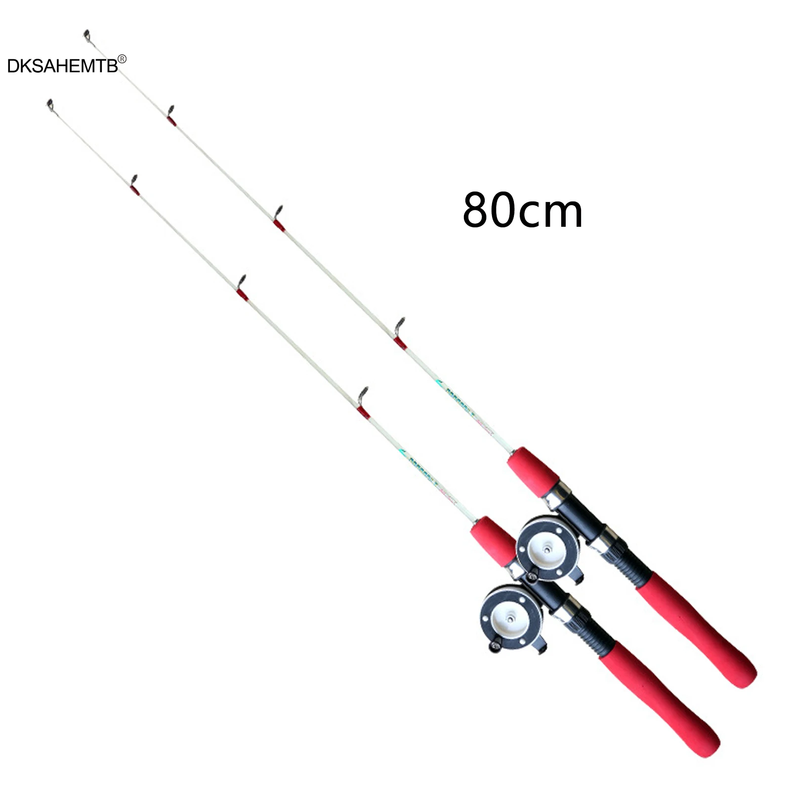 

Winter Ice Fishing Rods Transparent Plug-in Rods For Underwater Fishing Use Tight Rod Joints To Support Small Hand Rods