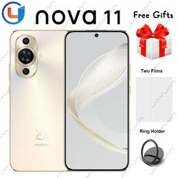 2023 Original Huawei Nova 11 4G Mobile Phone 6.7inch 120Hz OLED Screen Snapdragon 778G HarmonyOS 3.0 Battery 4500mAh Smartphone