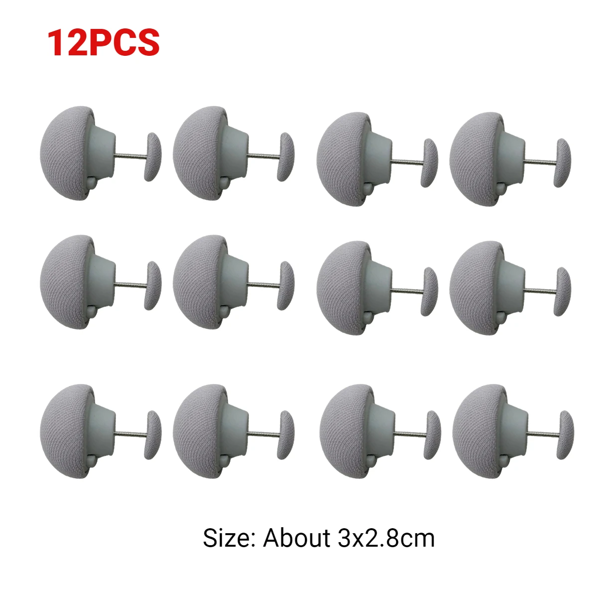 Gray-12PCS