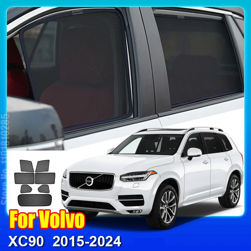 Volvo xc90,uv保護,カーテン,サンバイザー,スクリーンネット