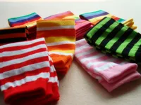 Newest Baby Leg Warmers boy's girls' Legging Tights Rainbow Socks infant toddler ruffle Arm warmers legwarmers 3