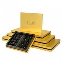 Hot sale and elegant luxury cardboard paper chocolate boxes and chocolate tray Popular 1
