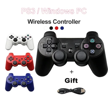 Controller con Supporto Bluetooth per PC, Joypad Wireless per PlayStation 3, Joystick per Console PS3