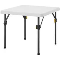 24inch Kids Square Folding Table, Light Weight, High Density Polyethylene，No Assembly, Toddler 1