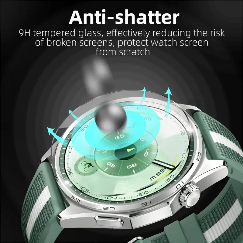 9H Tempered Glass for Huawei Watch GT 6 Pro 46mm 41mm, Premium Screen Protector Durable HD Anti-scratch Film for GT6 Accessories - Image 5