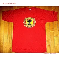 ACAMPAMENTO PUMAS brésil 50e anniversaire nouveau t-shirt rouge Original taille grand vintage lavé légèrement haut pour un usage quotidien 1
