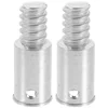 2 Pcs Threaded Tip Repair Kit Push Broom Handle Mop Tips For Metal Poles Heads Telescopic End Extension Rod Replacement 4