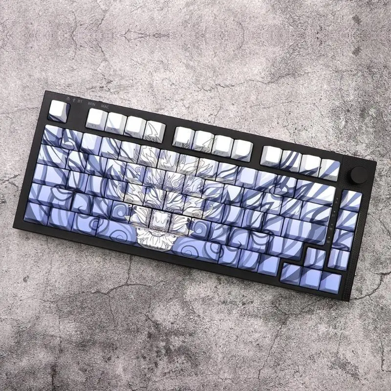 R53C 136PCS Orlong Tastenkappen Side Print Backlit Keycap Set Für Mechanische Tastatur für 61 68 84 75 96 980 104 108 Profil – Detail 7