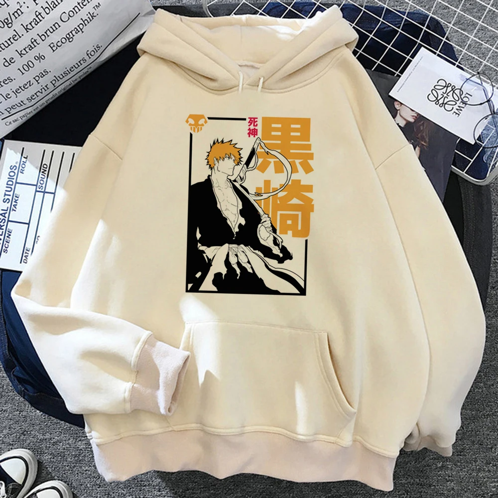 

Bleach hoodies women aesthetic sweat y2k vintage tracksuit clothes female japanese Hood