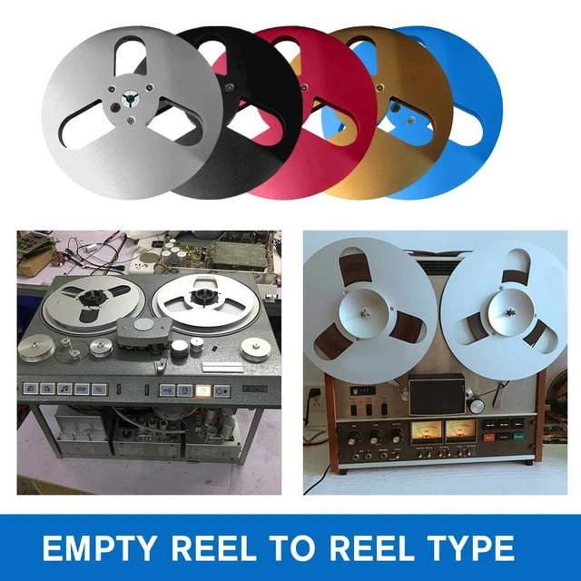 7inch Open Reel Audio Tape Empty Reel-To-Reel Recorders Empty Plate  Aluminum Disc Opening Machine For Hifi Audio Master Recorder - AliExpress