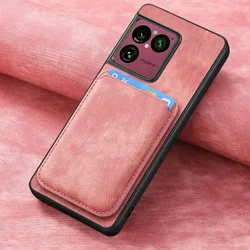 Magnetic Detachable 2 - in - 1 Leather Wallet Phone Case with Card Pocket - Sony Xperia 1 VIII (Pink)