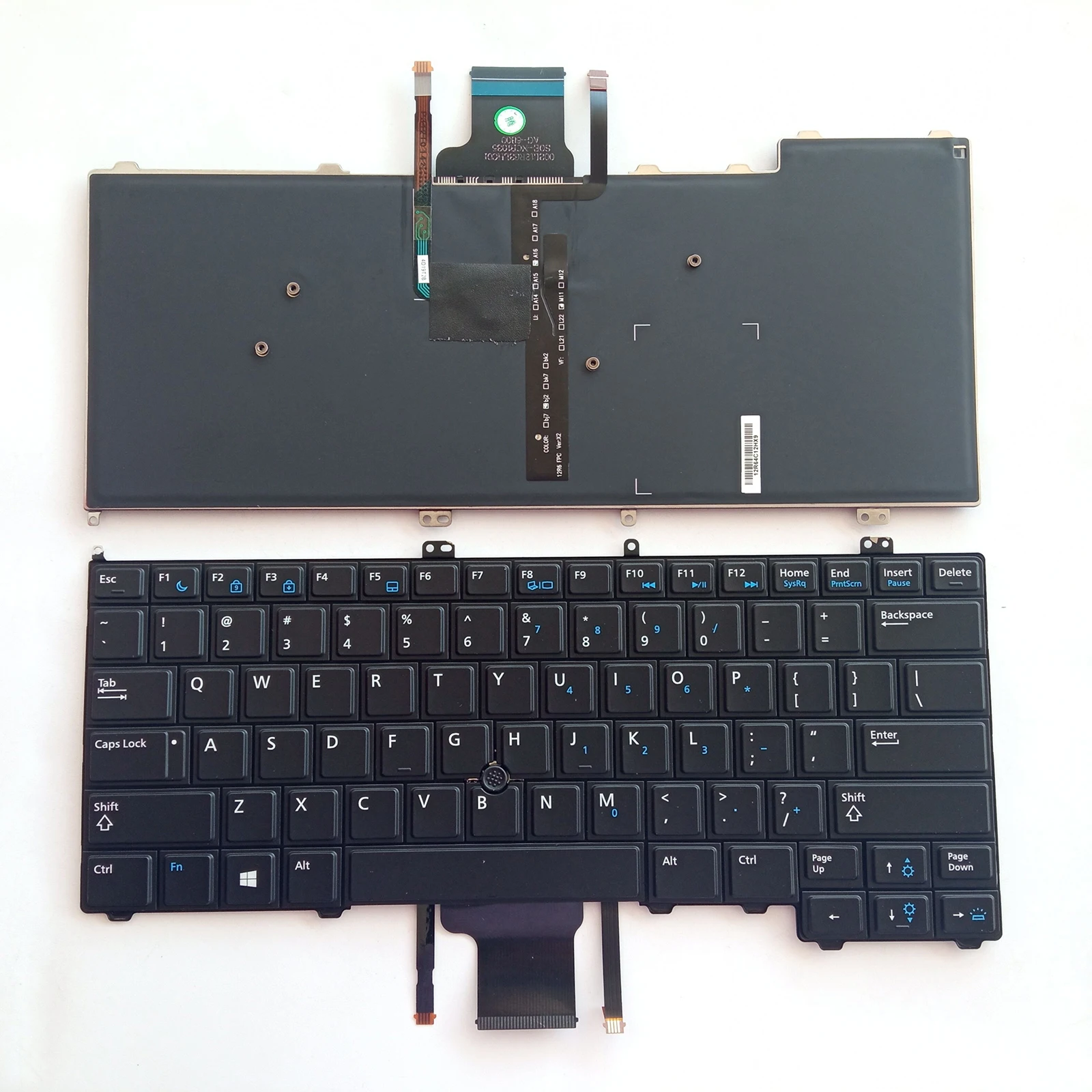 

For Dell LATITUDE E7240 E7420 E7440 Laptop Keyboard with Point Backlit US