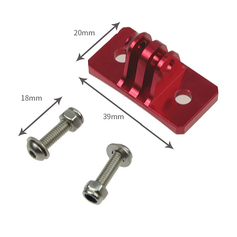 Aluminum Mini Tripod Head Helmet Fixed Adapter Mount for Gopro Hero 13 11 10 9 8