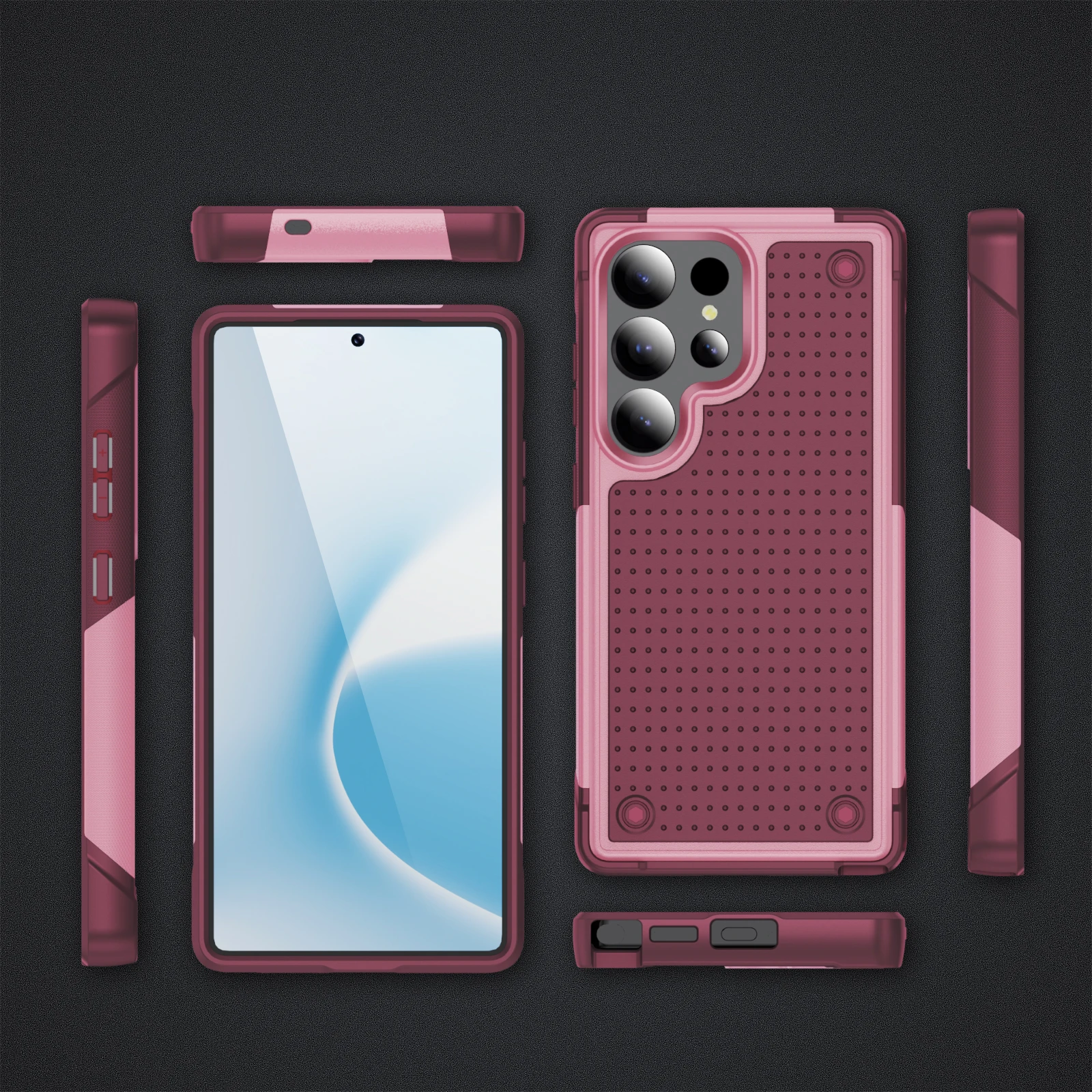 Premium Armor Rugged Phone Case - Luxury Anti-Drop Shockproof Protection Cover