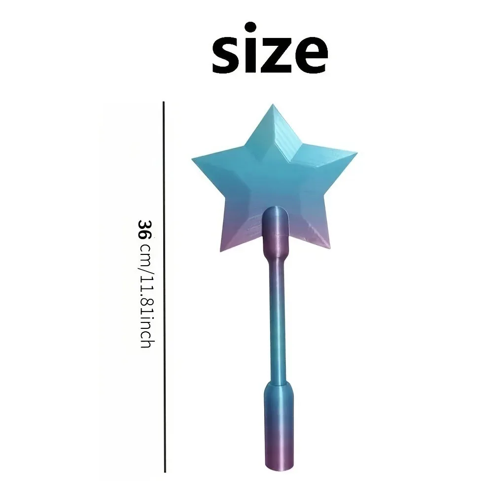 Fun Magics Wand 3D Printed Holder For Scanning Payment Cards Organizer Cute Portable Home Offices Accessory_voghion.com