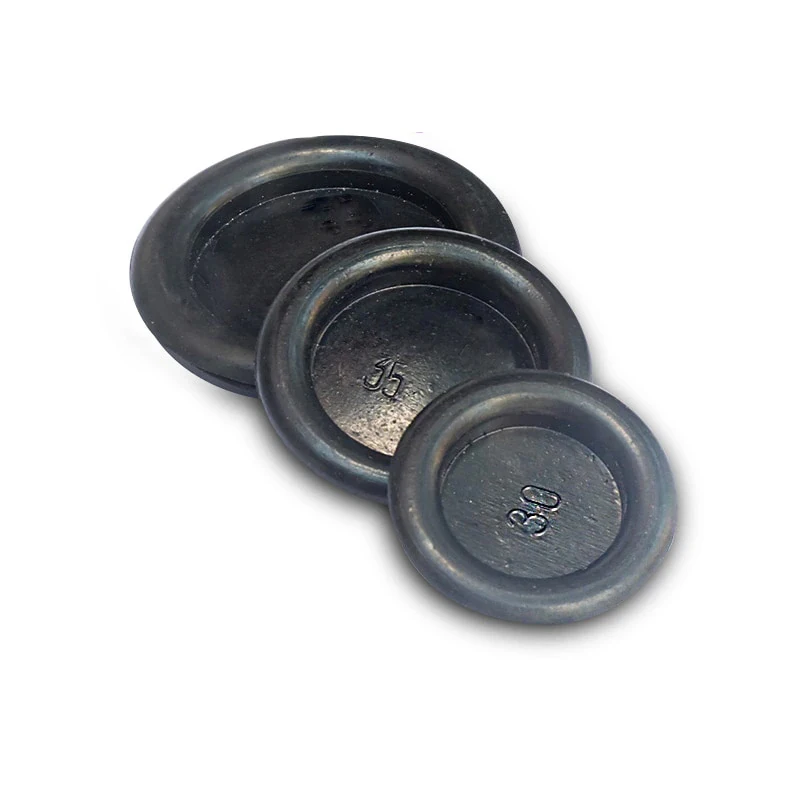 

20pcs Dia 14-120mm Black Single Sided Blanking Blind Rubber Wiring Grommets Hole Plug Electrical Wire Gasket